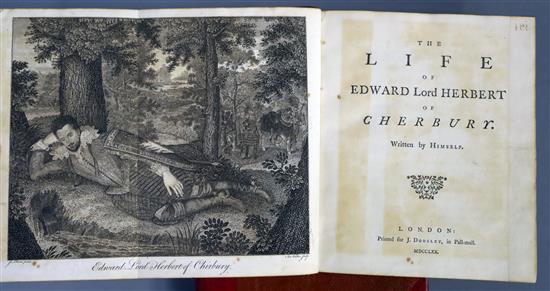 Herbert of Cherbury, Edward Lord - The Life of Edward Lord Herbert of Cherbury, written by himself,